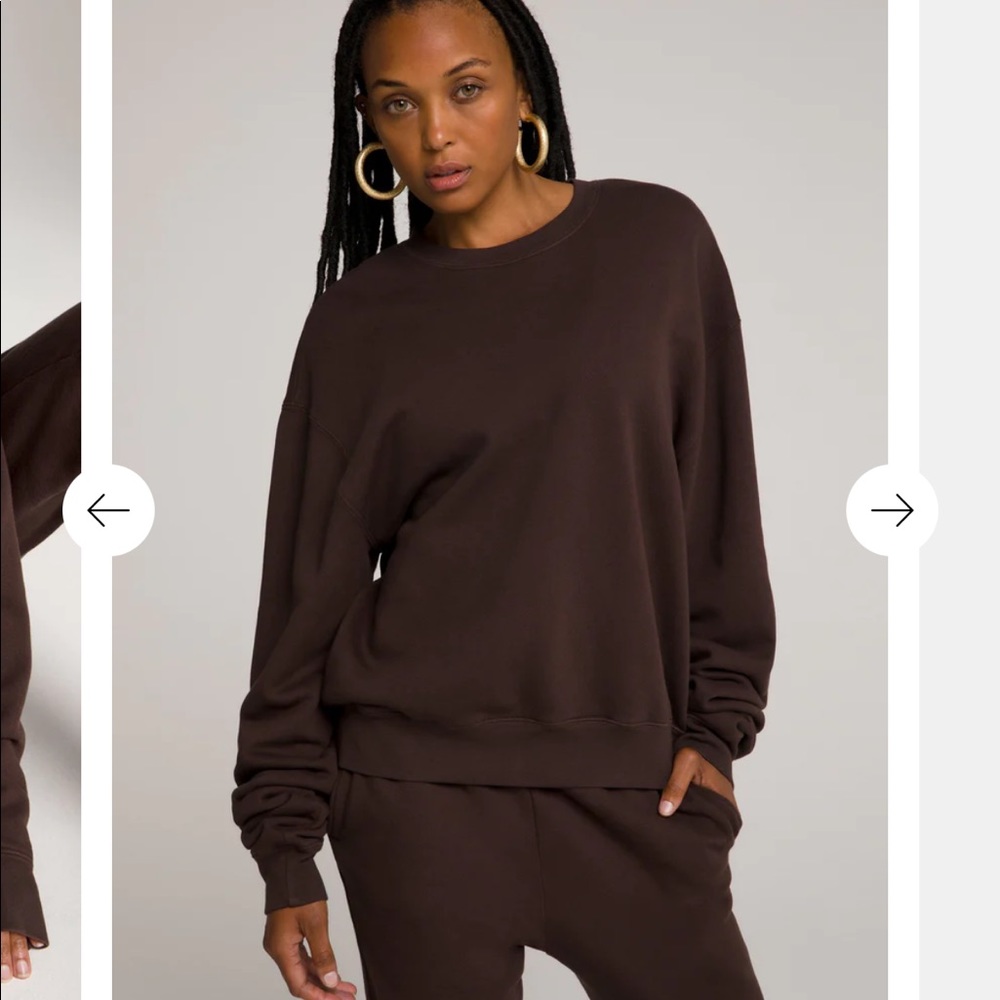 Good American Boyfriend Sweatshirt